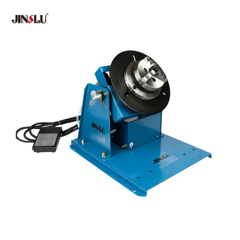 

JINSLU BY-10 Rotary Welding Positioner turntable with Chuck Small Rotating Welder Rotator Motor