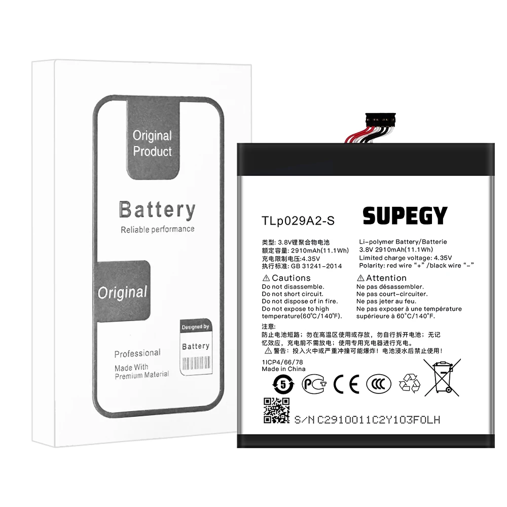 100% New Battery TLP029A2-S For  Alcatel  OT-6045Y Idol 3 Battery + Free Tools - view 2