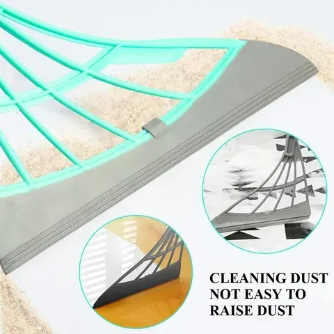 1/2PCS 매직 고무 빗자루 실리콘 걸레 손 먼지 빗자루 홈 바닥 청소 스퀴지 와이퍼 화장실 욕실 걸레 마녀 도구
