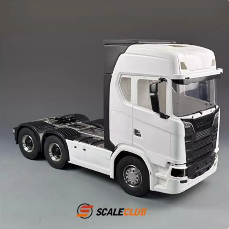 Scaleclub Model 1/14 for Scania 770S Upgraded All Metal 6X6 Chassis Simulation for Tamiya Rc Trailer Tipper Car DIY Parts