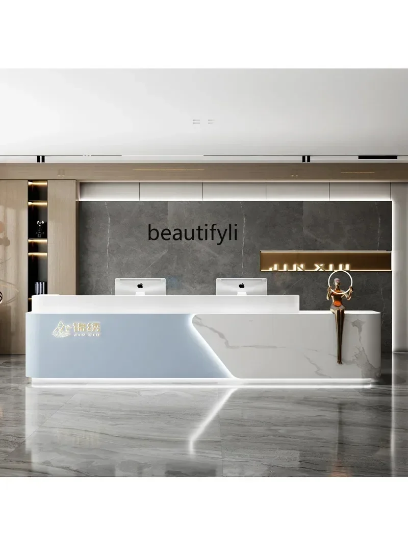 

smt14 New Arrivals Paint Company Reception Desk Arc Clothing Store Cashier Dance Room Medical Beauty Salon Bar Counter S 14