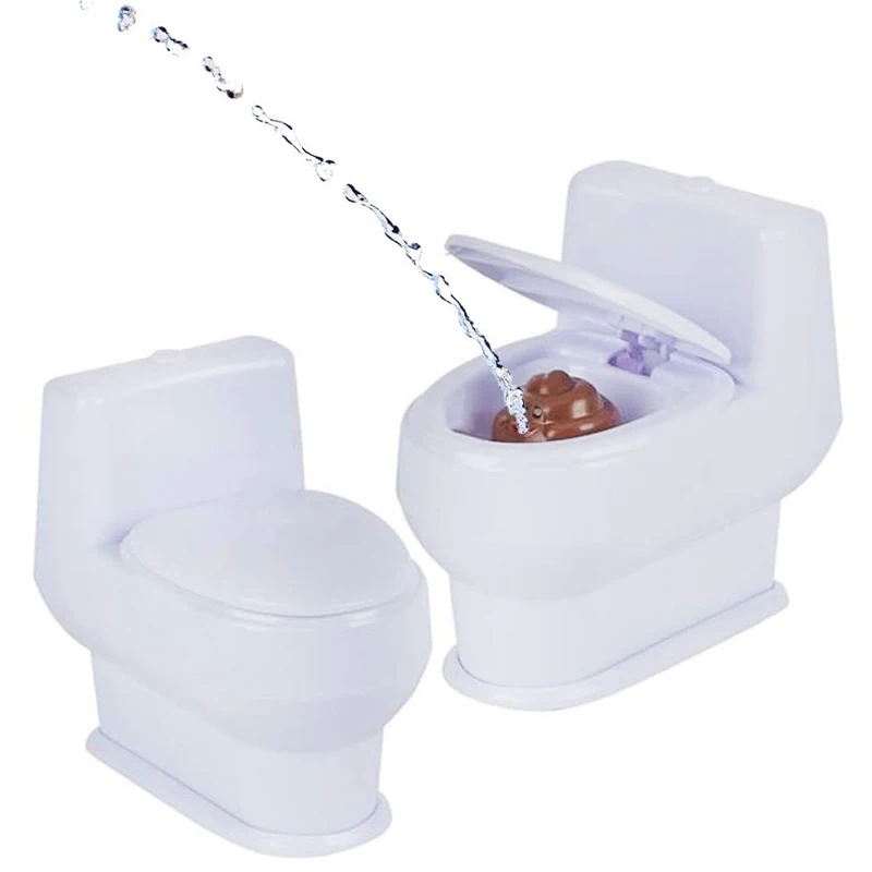 Popular Prank Toys Funny Squirt Spray Water Toilet Novelty Interesting Gadgets Practical Gag Joke Gifts for Kids & Adults