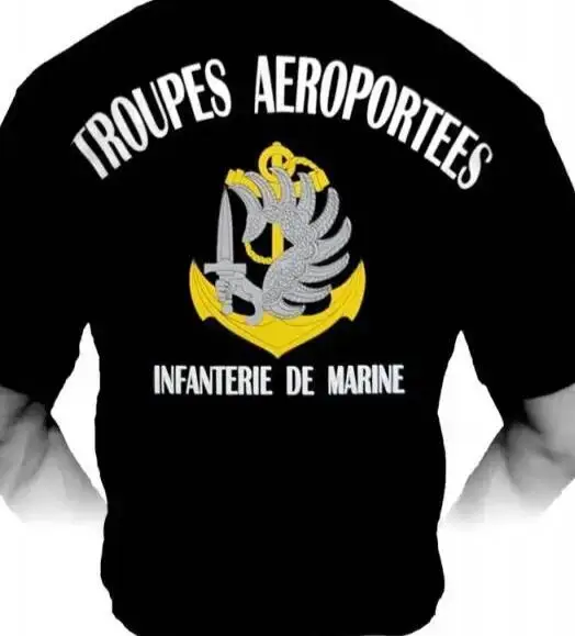 French Paratrooper TAP RPIMA (Régiment Parachutistes D\'Infanterie De Marine) T-Shirt Short Sleeve Casual Cotton O-Neck Shirt