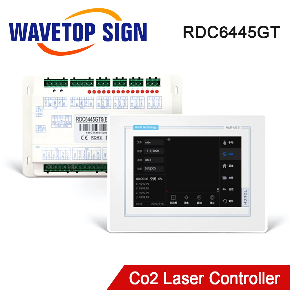 SignkoRay Ruida Controller RDC6445GT Co2 Laser Control System Upgrade for Co2 Laser Cutting and Engraving Machine