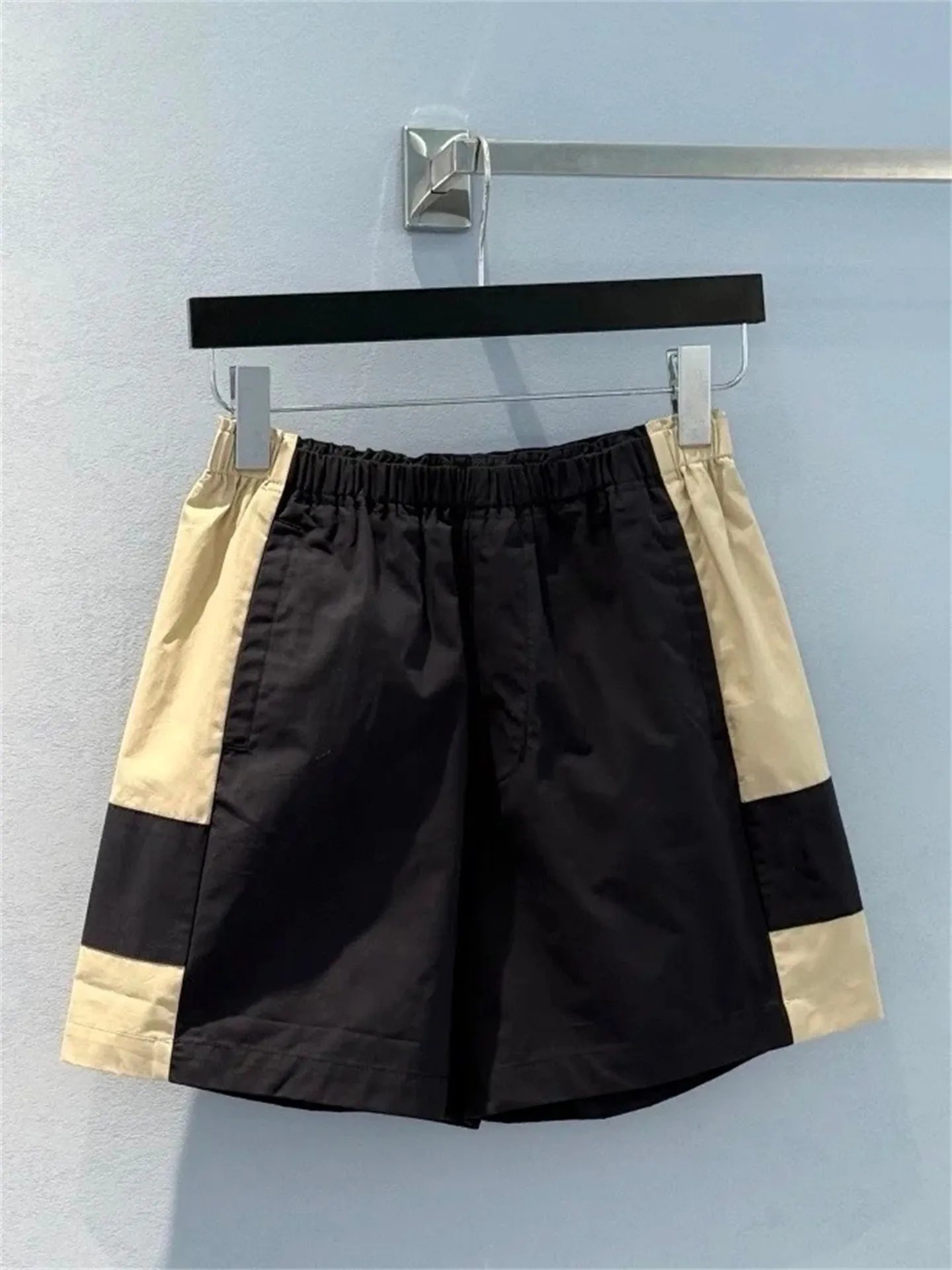 2026 Autumn New Vintage Sports Cotton Canvas Shorts Elastic Waist Casual Summer Shorts