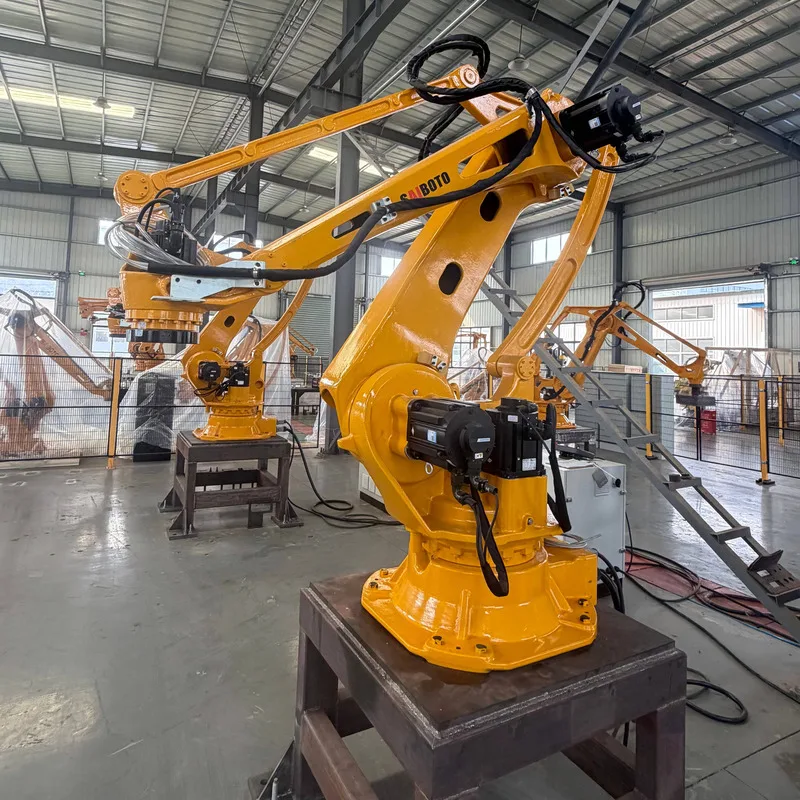 Professional Manufacturer Carton Machine Fully Automatic Palletizing Robot For Stacking 20-50Kg Bags Onpallets