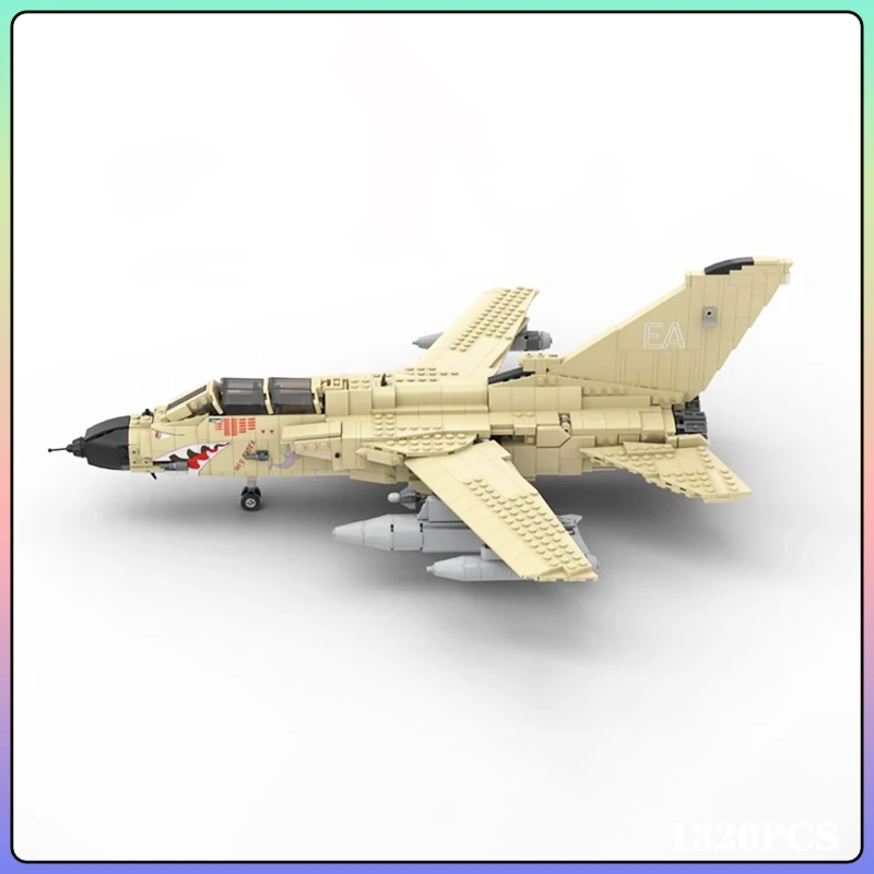 Military MOC RAF Panavia Tornado GR1 Variable Wing Fighter Bombers Building Blocks Model Suit DIY Boys'Toys Christmas Gifts