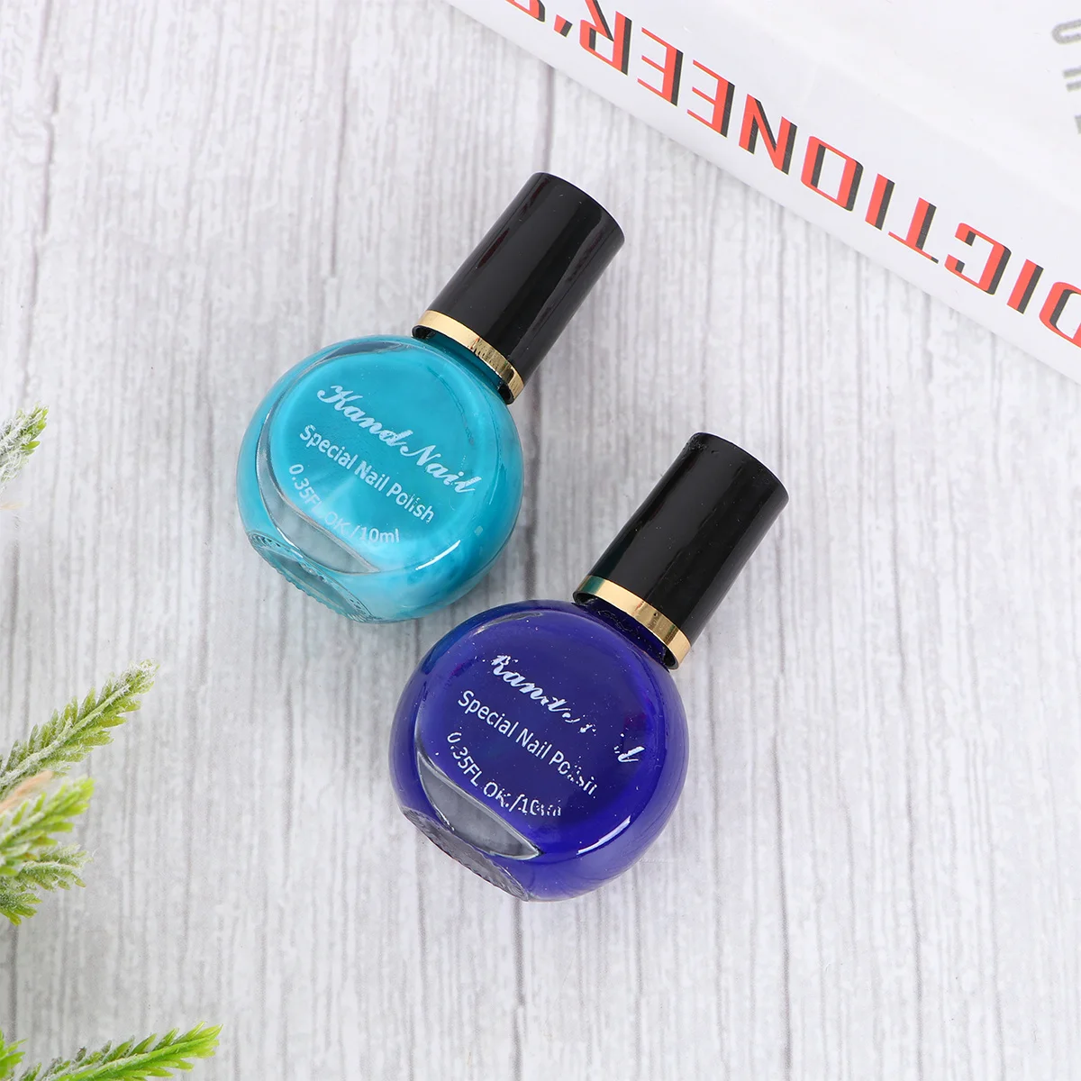 

6Pcs Stamping Nail Polish Easy Application Shining Colors DIY Art Long Lasting Varnish Nail Printing Gel Polish