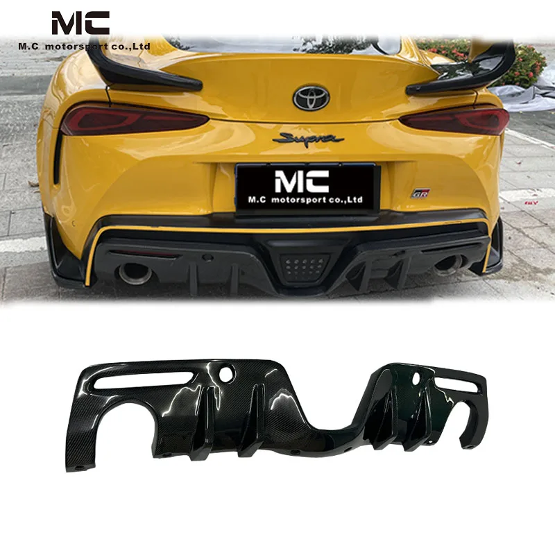 AG style Carbon Fiber A90 Rear Diffuser for Toyota GR Supra A90 MK5 Edition J29/DB 2019- 2022