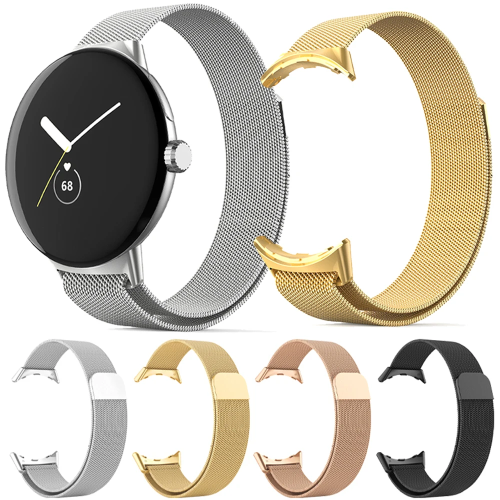 

Magnetic Loop Strap for Google Pixel Watch Band Pixel Watch Metal Links Band Active Bracelet Replacement Smartwatch Wristbands