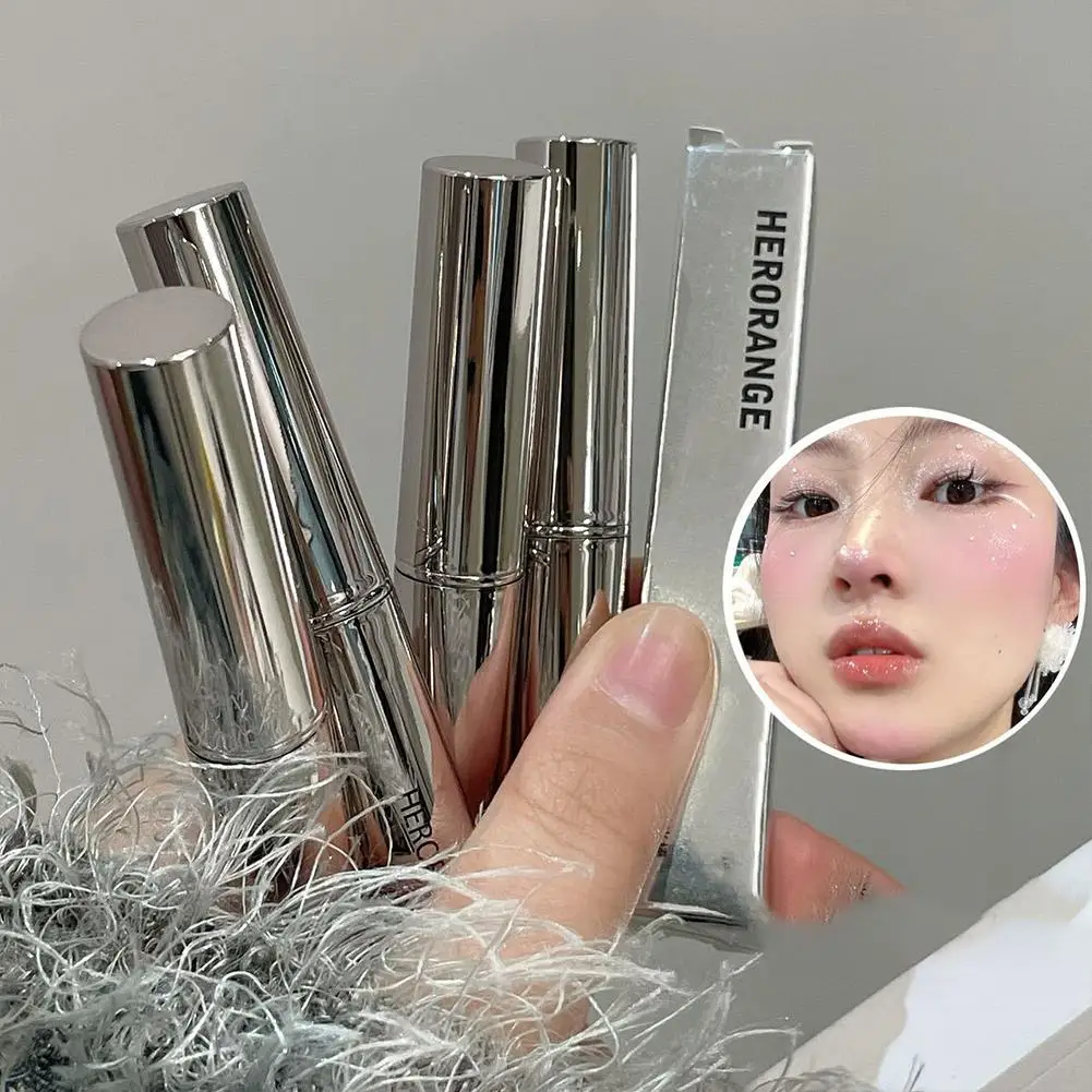 Dual-Ended Highlighter Eyeshadow Pencil – Shimmering, Brightening, Long-Lasting, Non-Smudge, Pearlescent Glow Stick for Mak Q5G5