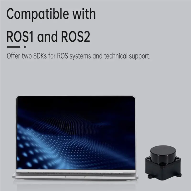 D500 Iidar Kit DTOF Laser Radar Sensor Module Scanner 360 Degree 30000Lux 5000Hz Support For ROS1/2 For Arduino