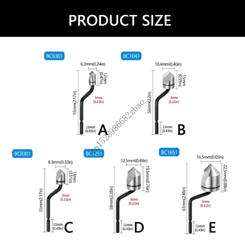 H7EA High Speed ​​Steel Chamfer bit to Deburring and Dicate