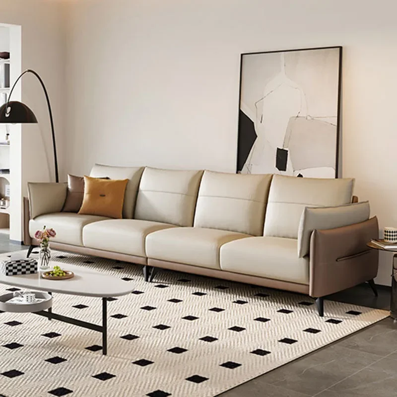 

White 3 Seater Sofa Modern Nordic Design European Puffs Sofa Sectional L Shape Bedroom Muebles Hogar Living Room Furnitures