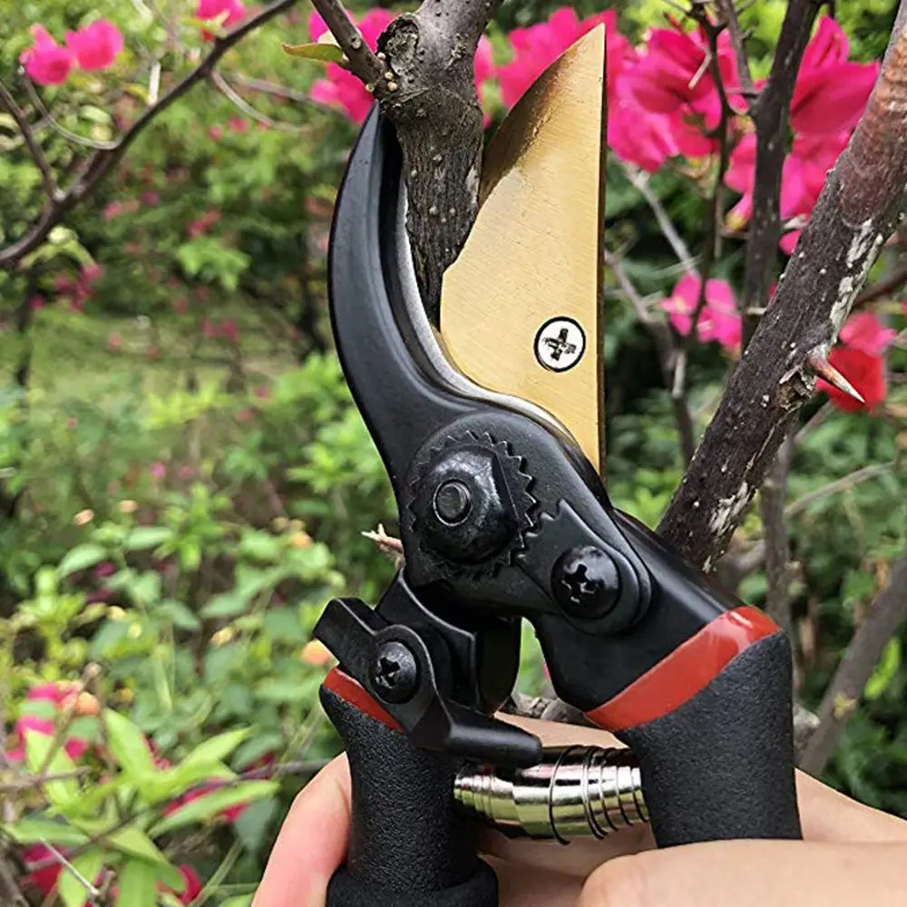 

Ergonomic Durable Labor-Saving Gardening Shear Stainless Steel Garden Pruner Scissor Grafting Tools Pruning Shear