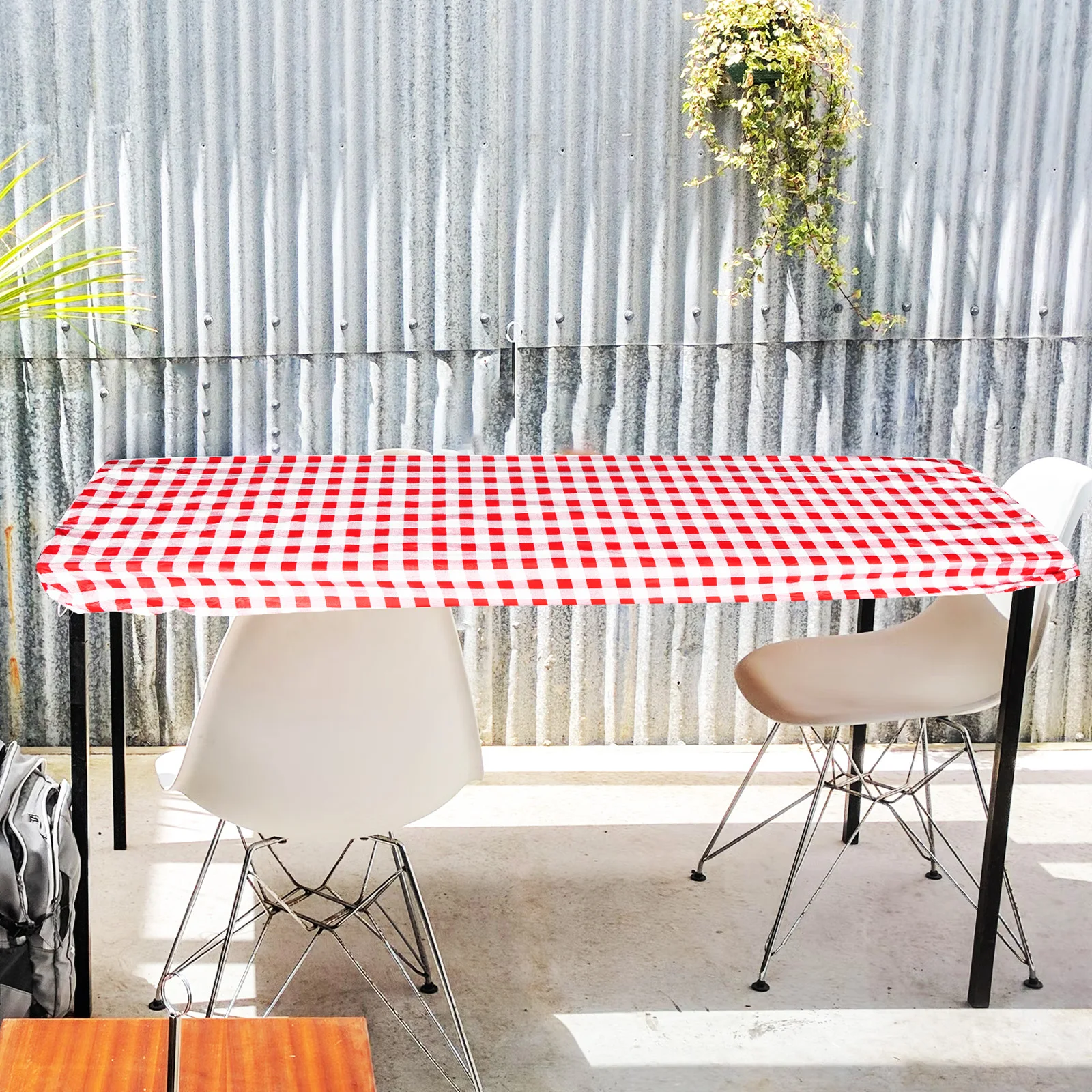 

1 Set Flannel Pvc Tablecloth Waterproof Picnic Tablecloth Bench Cloth Picnic Bench Cover Decorative Outdoor Table Chair Cover