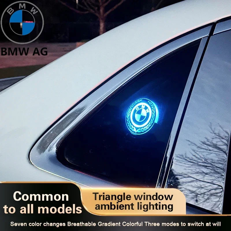 

Car Triangle Window Decoration Atmosphere Light Solar Energy For BMW 3 5 7 Series F48 F39 G42 G30 G20 G26 F10 F06 F30 F13 G32