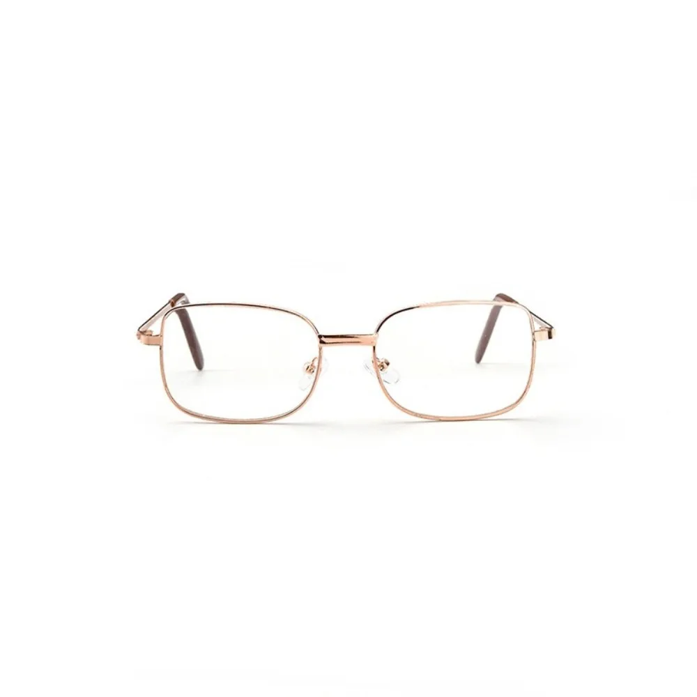 

Spectacle Lens Power +100 To +400 Presbyopia Glasses Lightweight Square Farsightedness Reading Glasses Vision Care Gold Silver