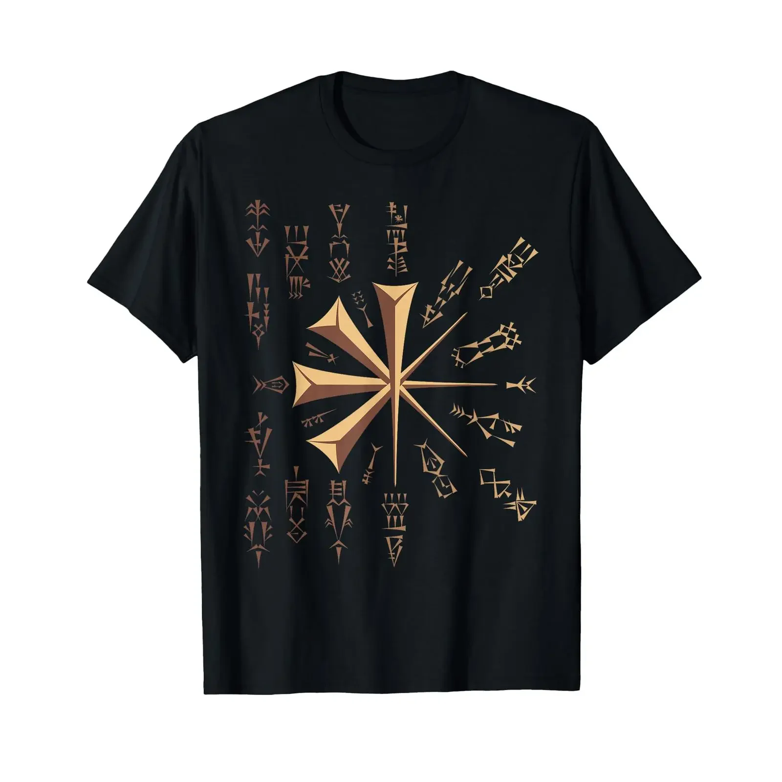 Matrix of the Sumerian God Dingir T Shirt black vintage Washed Comfortable Stylish Top For Everyday Wear homme graphic