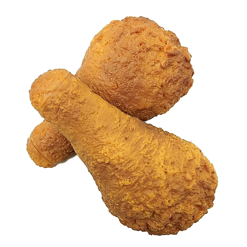 1PC Simulation Fried Chicken Drumstick Squishy Toy Slow Rising Realistic Food Squeeze Toy Boys Girls Birthday Party Favors view 4