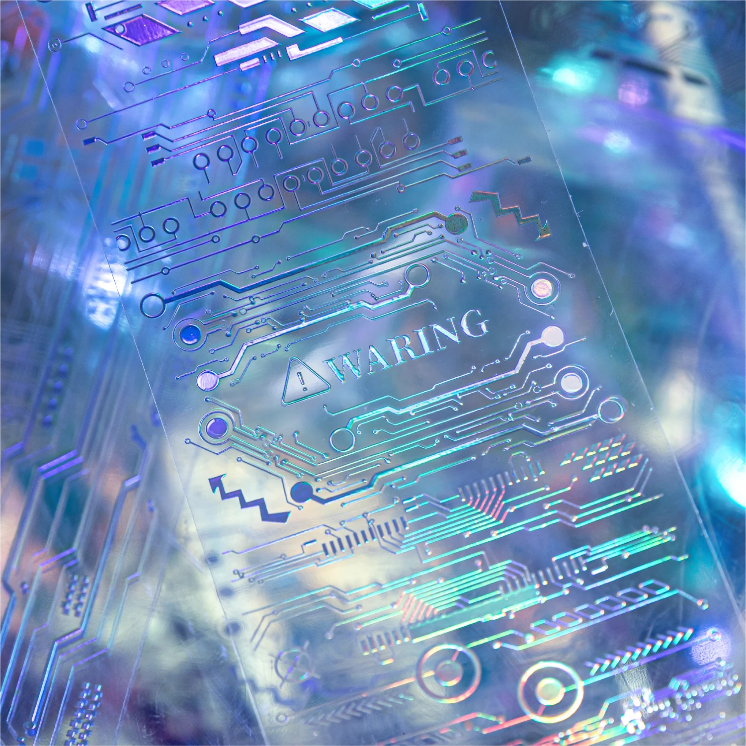 3sheets Element Collection Series Kawaii PET Laser Silver Stickers DIY Diary Phone Case Handmade Scrapbook Aesthetic Stickers