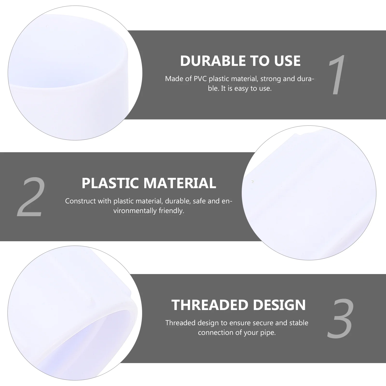 

Pool Soil Pick-Up Tube Connector Heavy Duty Plastic Cuff for Vacuum Hose Secure Connection Swimming Pool Supply Skimmer Inlet