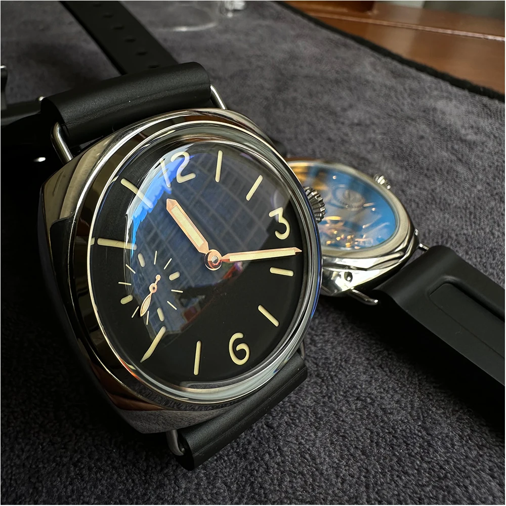 Manual Mechanical Replica Watch Man for Seagull ST3600 C9 Luminous Retro Navy Military Wristwatches Fro Man Dropshipping