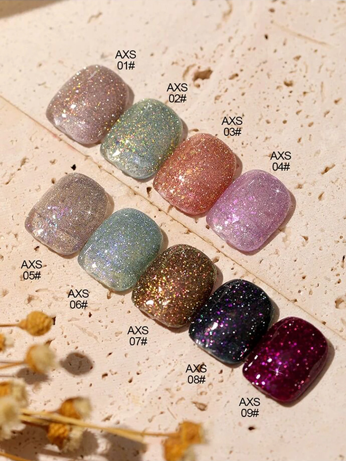 1-9개 15ml 가을 및 겨울 네일 브로케이드 다이아몬드 젤 네일 폴리시 UV LED 경화 휴일 여성 선물 네일 아트 일상 용품