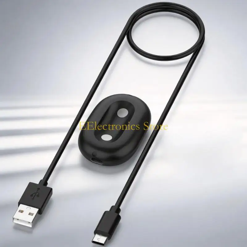 B03C Watch Charging Cable Replacement with USB-A Cord and Separate Charging Head, PVC 1 Meter Cable for Desk Placement