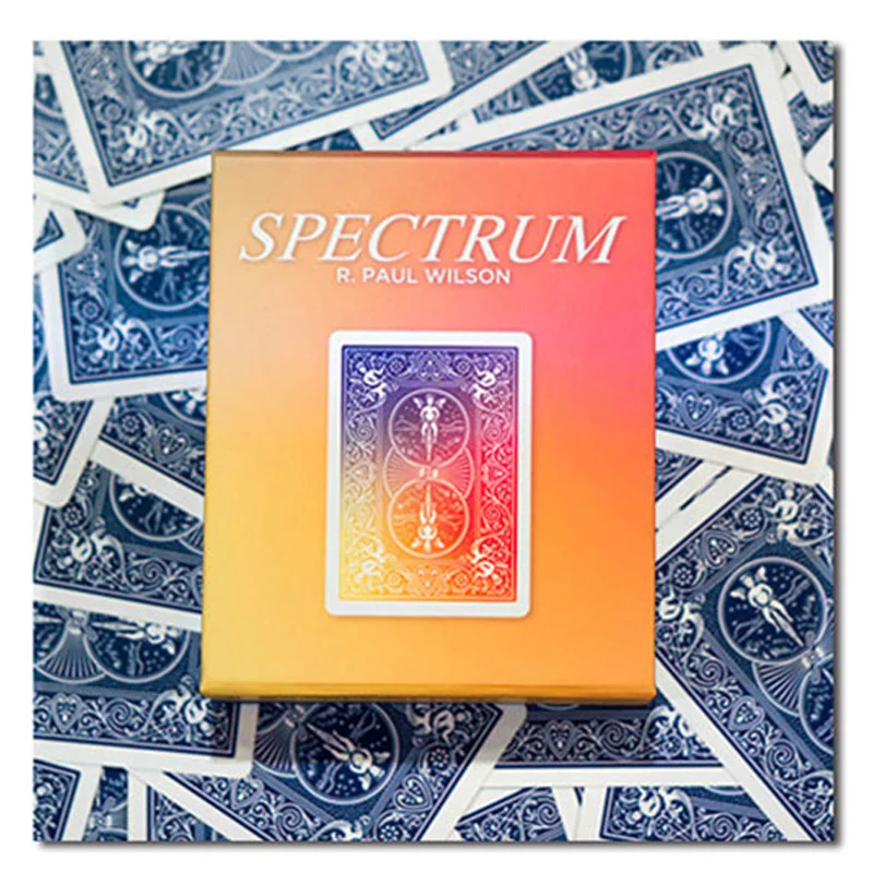 Spectrum By R.Paul Wilson (Gimmick and online instruct) Magic Trick Card Color Change Illusions Close Up Magic Props Magic Cards