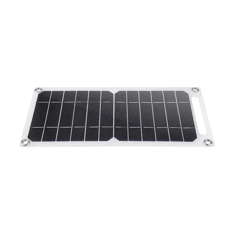 ABLL-Solar Panel With USB Waterproof Outdoor Hiking And Camping Portable Battery Mobile Phone Charging Bank