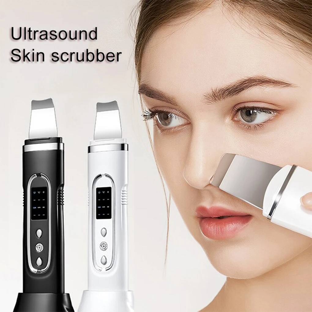 Electric Skin Scrubber Rechargeable Cleaning Pore Acne Remover Vibration Portable Travel Peeling Clean Beauty Device