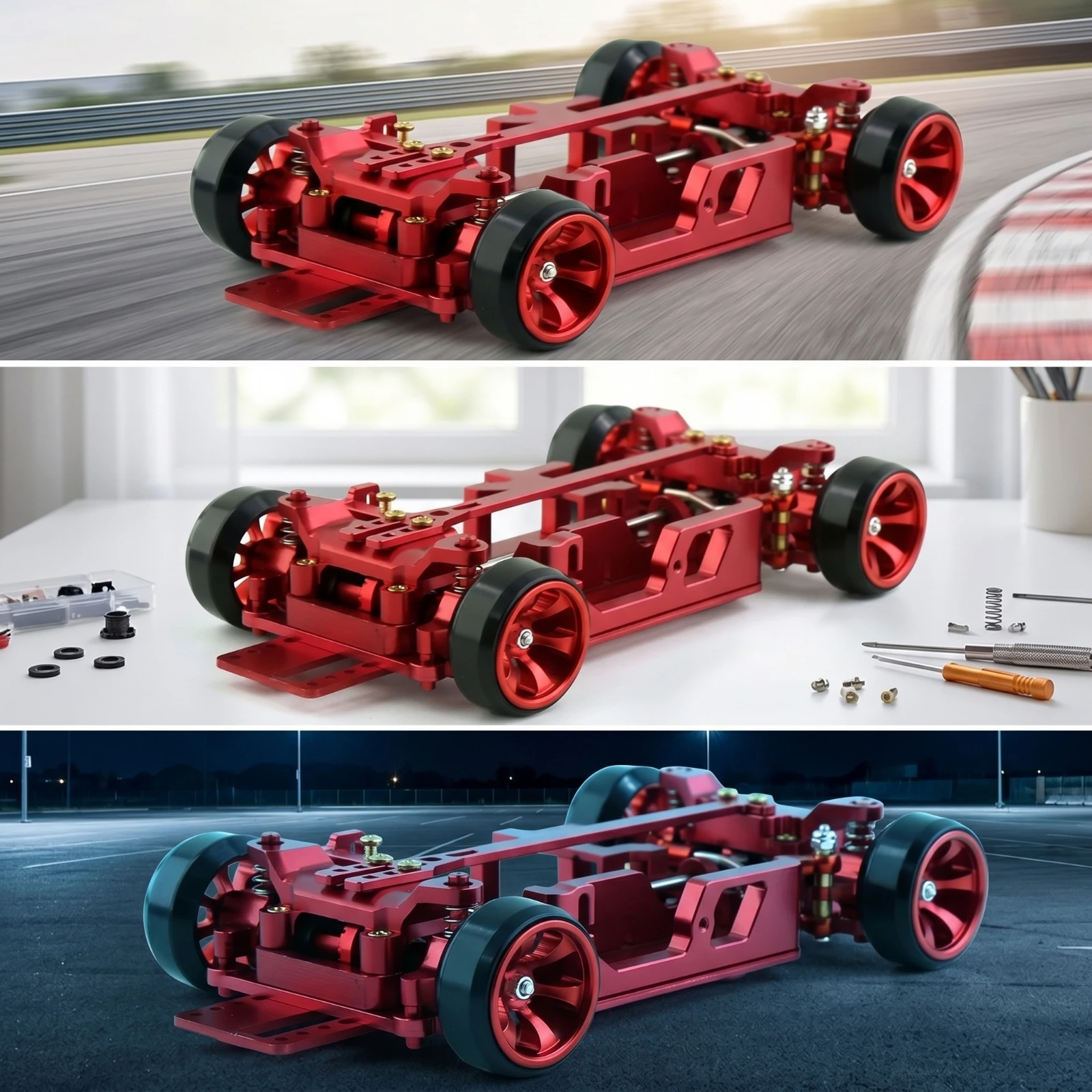 1/28 Scale Chassis Kit CNC-Mac - Rc Hobby Usa 评论和价格