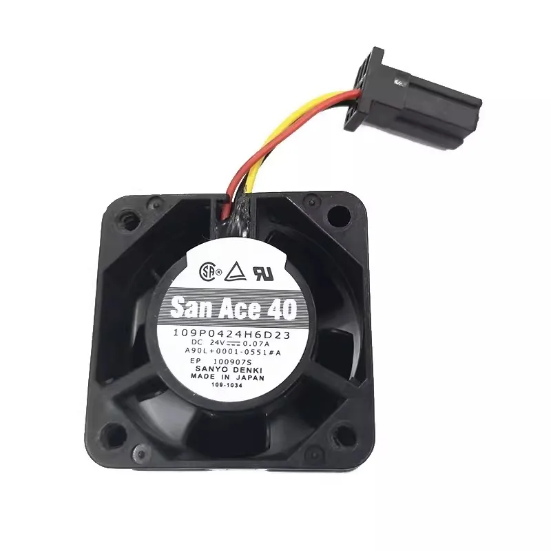 

New Cooling Fan for San Ace40 109P0424H6D23 Fanuc system driven fan DC24V 0.07A Cooler Fan