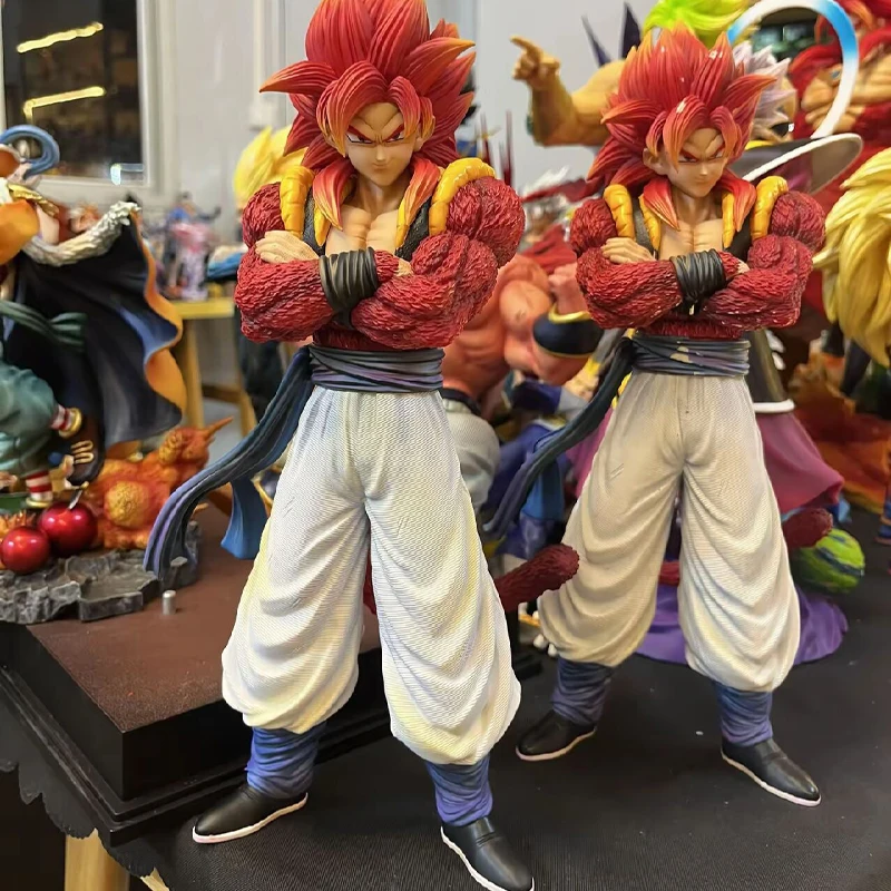 

Presale 31cm Gogeta Figure Dragon Ball Super Saiyan Gogeta Anime Figure SSJ4 PVC Statue Desktop Decoration Collection Model Gift