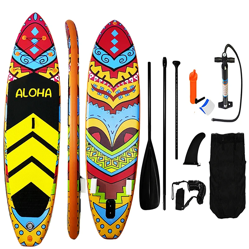 

SUP Board Inflatable Stand UP Paddleboard Surfing Yoga Fishing Accessories