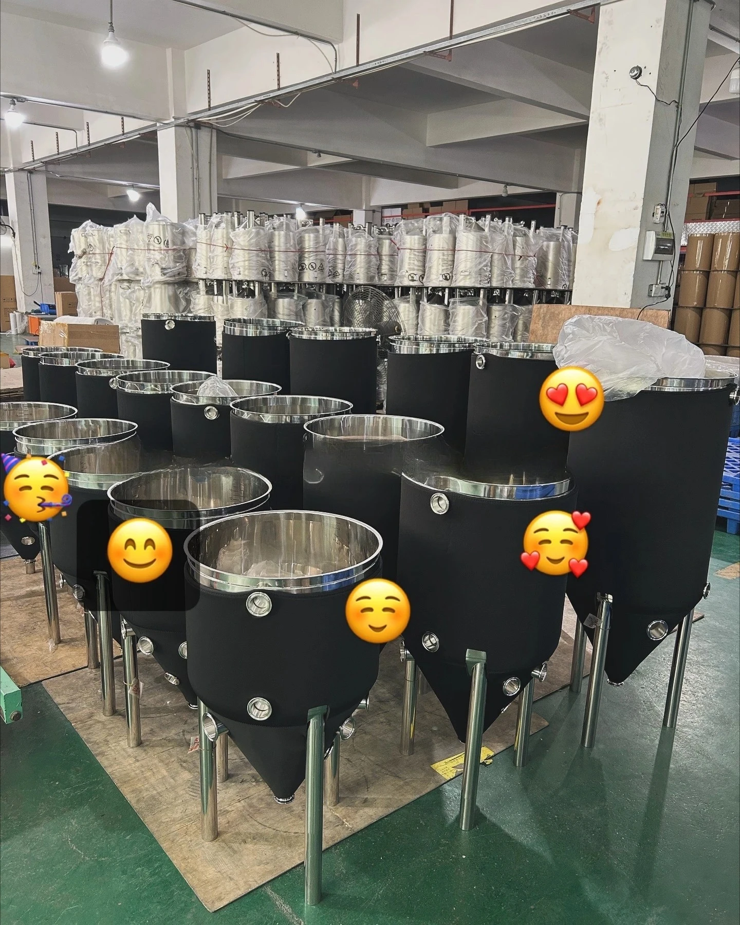 Guten 105L Pressure Fermenter / 304 Stainless Steel Conical Fermenting Tank / Home Brewing Machine