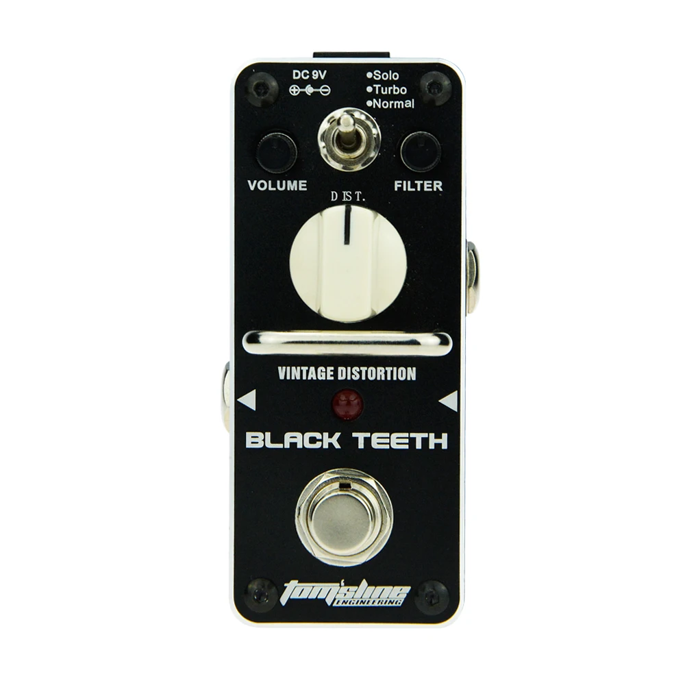 

Aroma ABT-3 BLACK TEETH Vintage Guitar Distortion Pedal True Bypass Mini Analogue Guitar Effect Pedal Guitar Parts & Accessories