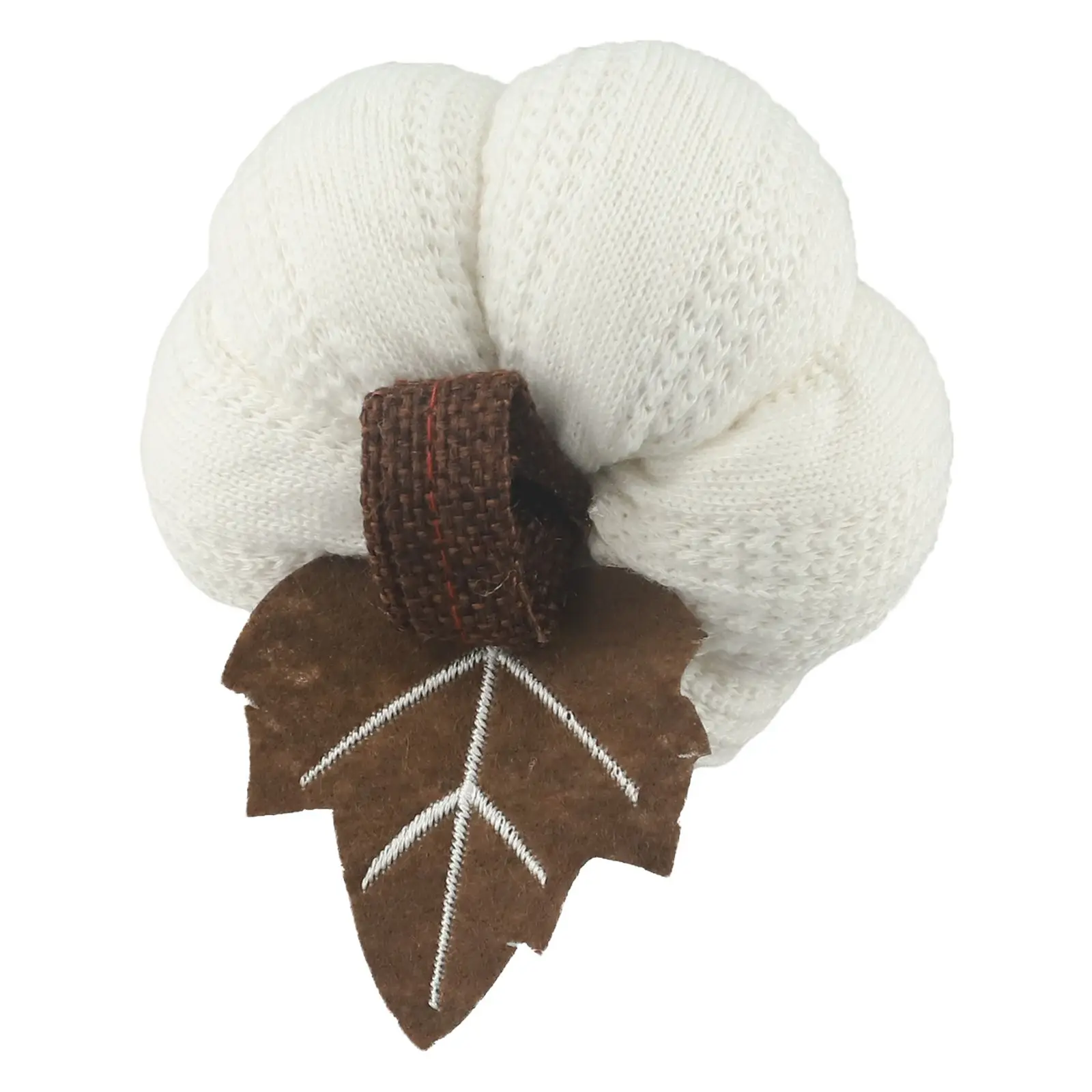 Fall Ambiance Knitted Pumpkin Ornaments Table Decorative Pumpkin Long-term Use Soft Wool Fabric Warm Knit Details