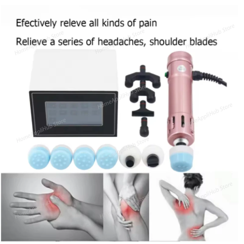 

250MJ Shockwave Chiropractic Gun 2 in 1 Massager ED Treatment Physiotherapy Body Pain Relief Shock Wave Therapy Machine Massager