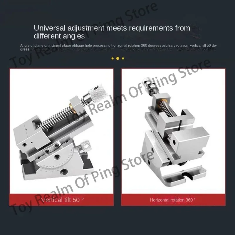 3 Inch High Precision Universal Grinder  Vise Screw Sine Slope Adjustable Angle  Tool  