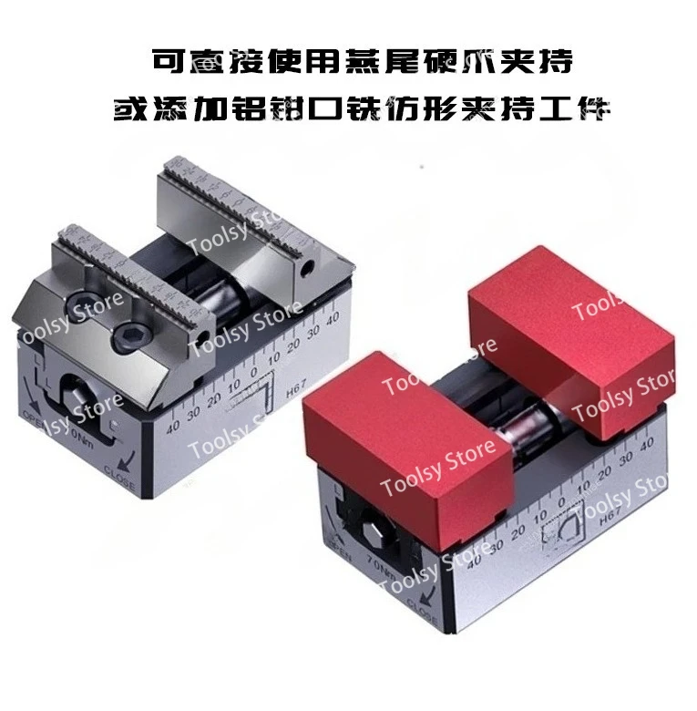 

CNC Clamp Self Centering Vise Bench Hydraulic Soft Jaw Machine Vice Grip Milling Drill Press Precision Machinery Accessories