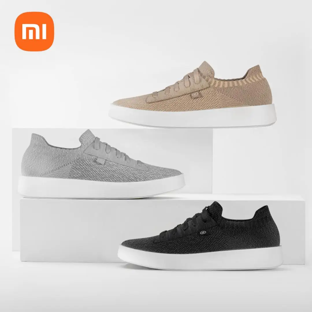 

xiaomi mijia FREETIE Citywalk board shoes high elastic flying woven upper,PU perfusion one molded sole lazy shoes