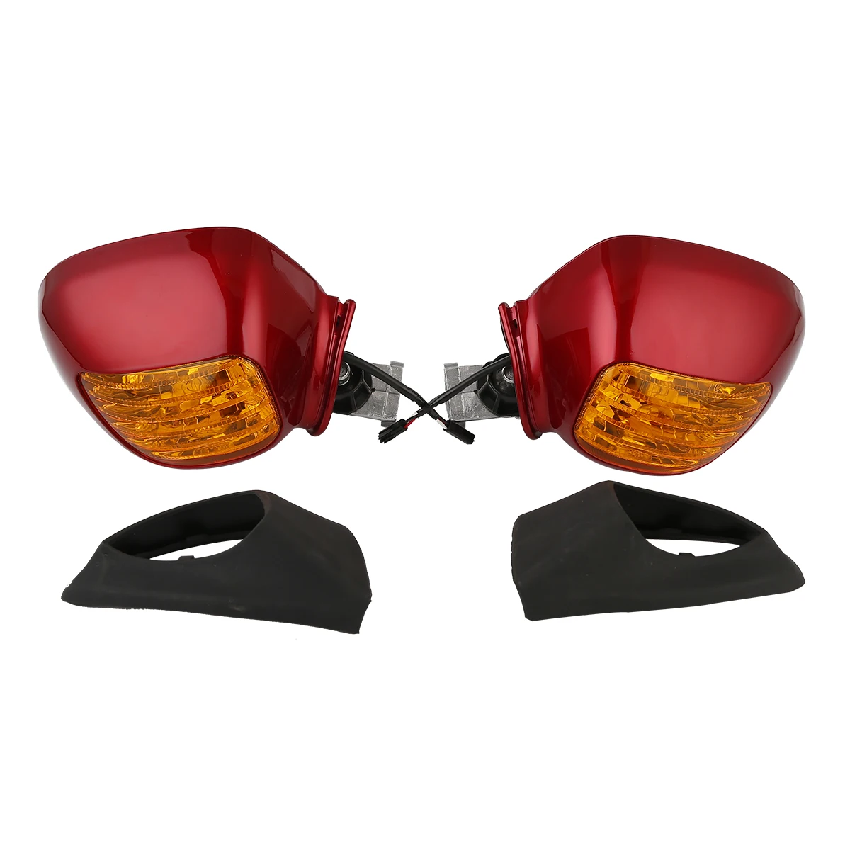 Motorcycle 1 Pair Rear View Mirror W/Turn Signal for Honda Goldwing GL1800 2001-2017 2016 2015 2014 2013 left & right