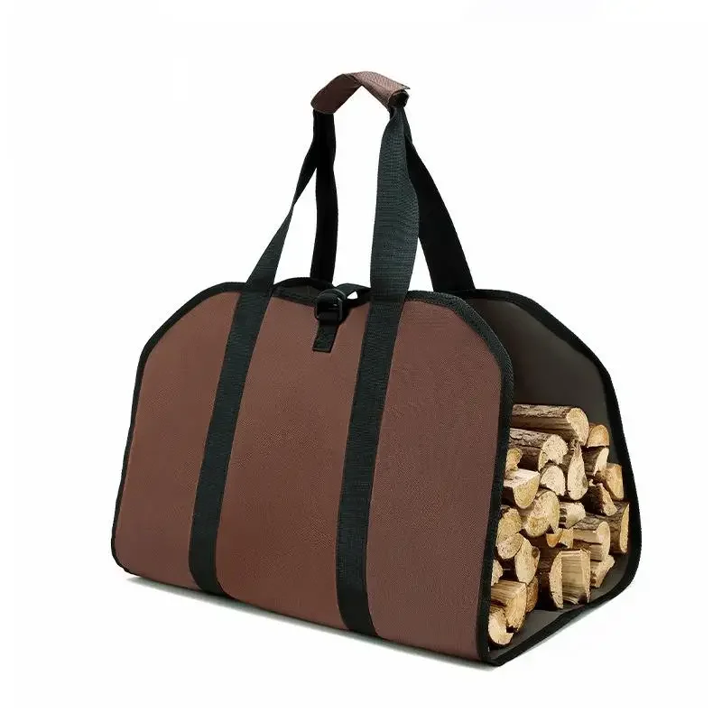 

Outdoor Portable Firewood Storage Bag Firewood Storage Bag Large Capacity Outdoor Wood Storage Handbag Logging Transport Bag