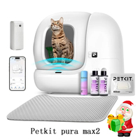 PETKIT PuraMax 2 Automatic Self-Cleaning Cat Litter Box App Control Scoop-Free Litter Box with Safety Sensors Odor Free