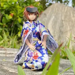 ATKGIRL Nuke Matrix Snail-Shell Figma She Tbl 1/12 M.S.Girl's Kimono Japanese Style Anime Model Action Figure Toys Costume