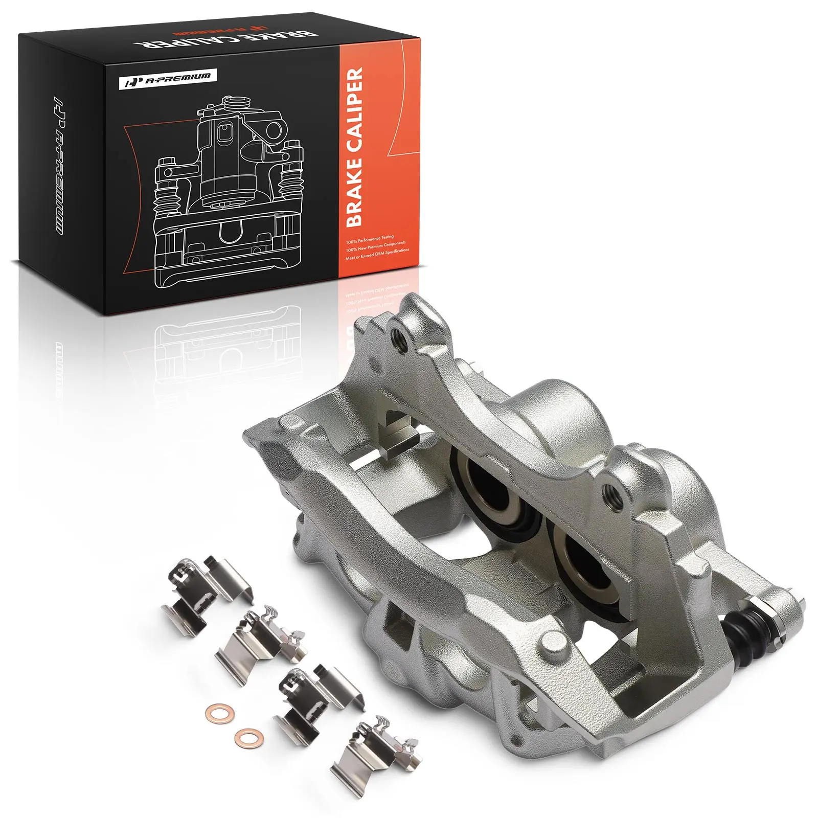 A-Premium Front Left Side Brake Caliper with Bracket for Cadillac XT5 XT6 2021