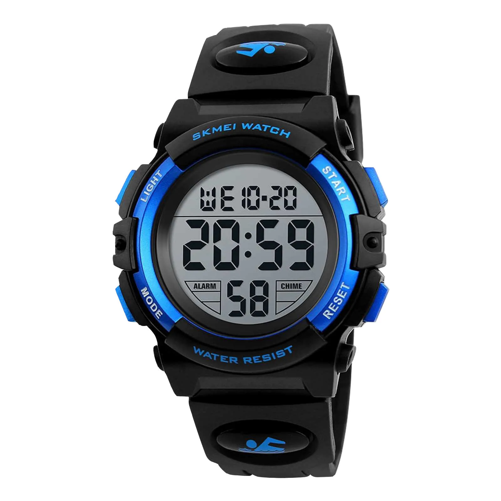 Children Fashion Wristwatch Multifunction Life Waterproof Outdoor Sports Luminous Watch For Kids Students Boys Four Colors