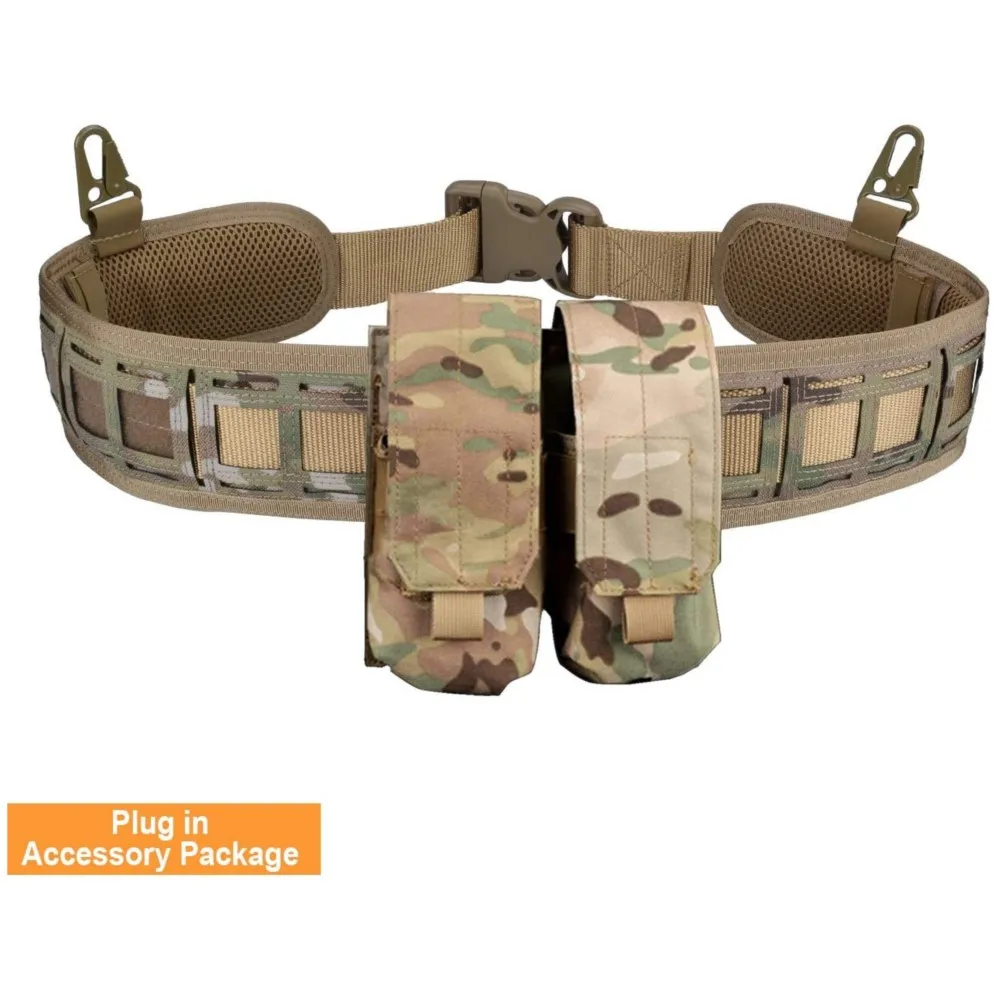 

110CM 44Inch Tactical Belt Padded Combat Gear Molle Hunting Shooting Paintball CS Outdoor Waist Support Belt Equipment